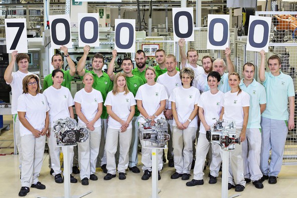 Škoda : 7 milijonov izdelanih menjalnikov
