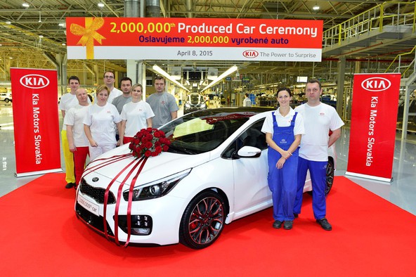 KIA Motors Slovakia: KIA dosegla evropski proizvodni mejnik – 2.000.000 vozil
