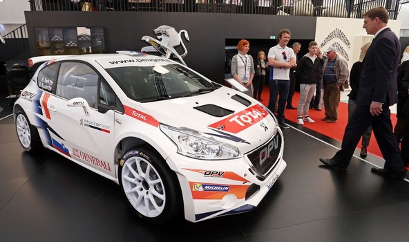 Peugeot 208 T16 in Rok Turk: Nastop na 24. Avtomobilskem salonu Slovenije