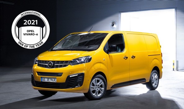 Opel Vivaro-e : Mednarodni dostavnik leta 2021