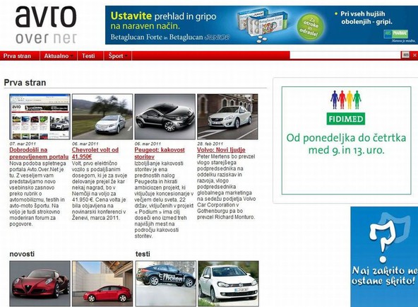Avto.Over.Net: Nova podoba spletnega portala