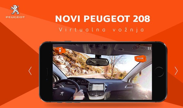 Peugeot Slovenija & Peugeot Nizozemska: Virtualna testna vožnja z novim peugeotom 208