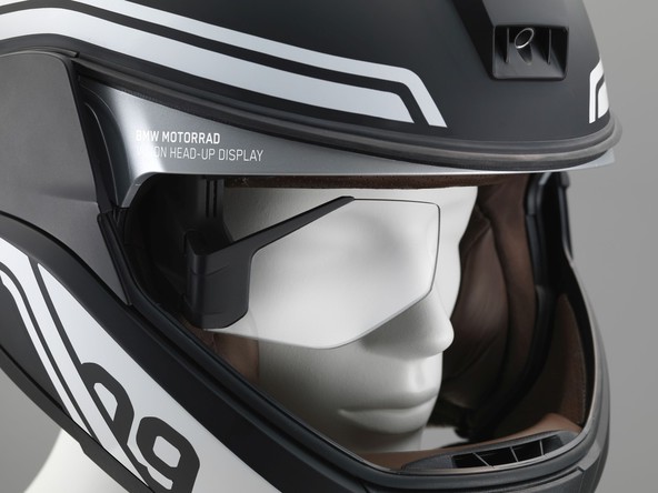 BMW Motorrad: Koncept laserskih luči za motorna kolesa in čelada s projiciranim zaslonom