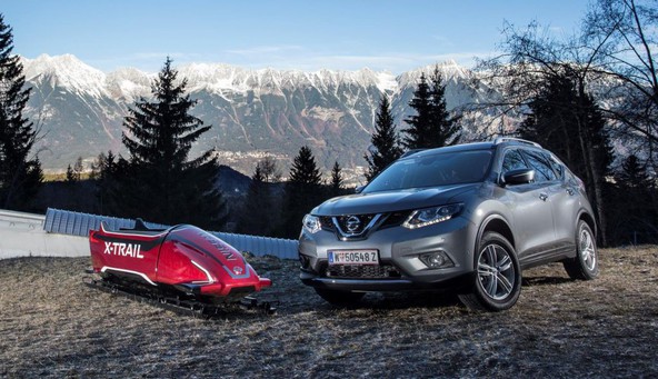 Nissan X-Trail Bobsleigh: Nissan stopa z uhojene poti s prvim sedmerosedom bobom na svetu