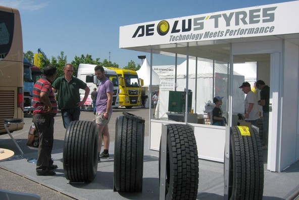 Transport Show 2016: FammCo z Aeolus tovornimi pnevmatikami v BTC-ju