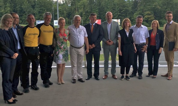 AMZS Center varne vožnje na Vranskem: Obisk ministra za infrastrukturo, dr. Petra Gašperšiča