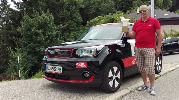 Električni Kia Soul EV: Zmagovalec Nikola Tesla EV Rally Croatia 2016