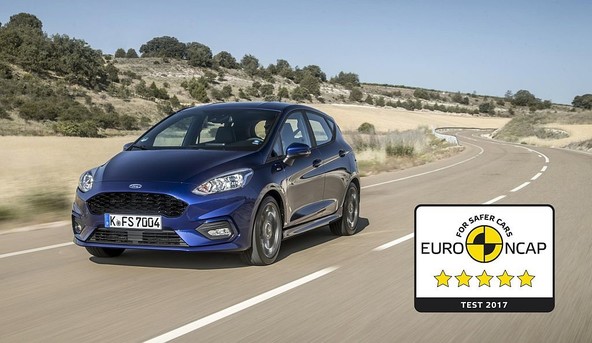 Nova Ford Fiesta: Pet zvezdic za varnost