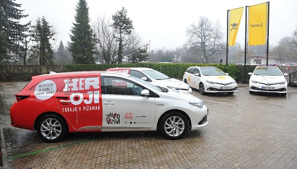 Akcija 'Heroji furajo v pižamah': VSESLOVENSKA INICIATIVA PROTI VOŽNJI POD VPLIVOM ALKOHOLA