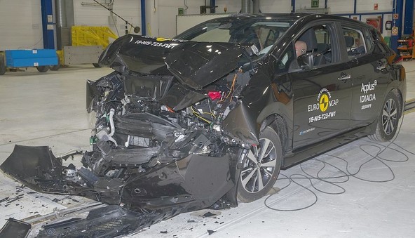Novi Nissan Leaf: Euro NCAP je novemu Leafu podelila odlično oceno 5 zvezdic