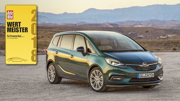 Ponovna zmagovalka: Opel Zafira je prvak v ohranjanju vrednosti 2018