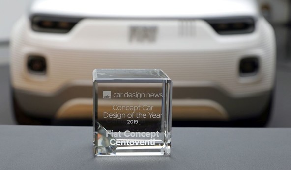 Konceptno vozilo Fiat Centoventi : “Best Concept Car of 2019” po izboru žirije Car Design