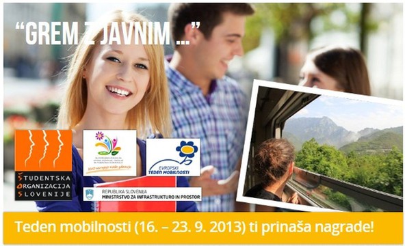 Ob Evropskem tednu mobilnosti: ŠOS začel kampanjo Grem z javnim …