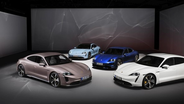 Porsche razširja modelsko paleto Taycana: Novi popolnoma električni vstopni model z zadnjim pogonom