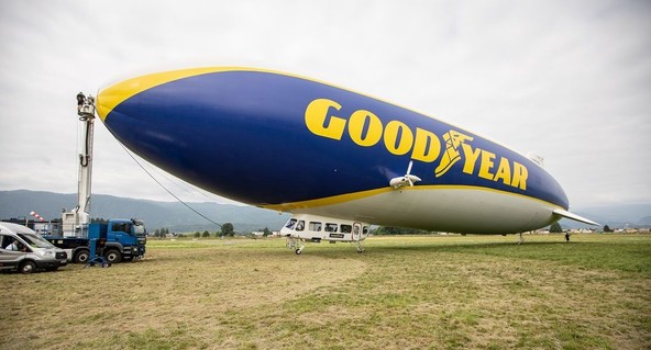 Goodyear Blimp : ZRAČNI VELIKAN OSVOJIL SLOVENSKA SRCA   