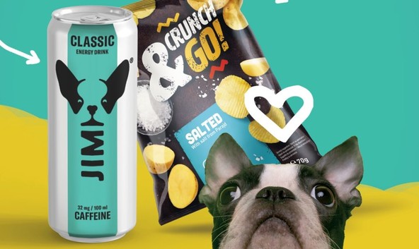 Nova ponudba izdelkov Crunch&Go: MOL v ponudbo svojih lastnih blagovnih znamk dodaja čips in energijsko pijačo JIM