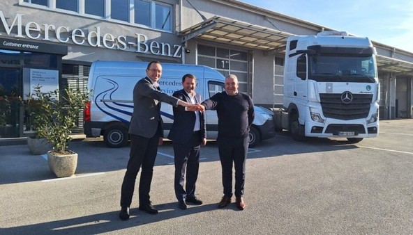 Poslovalnica Prigo v Hočah : Novi servisni center za Mercedesove tovornjake 