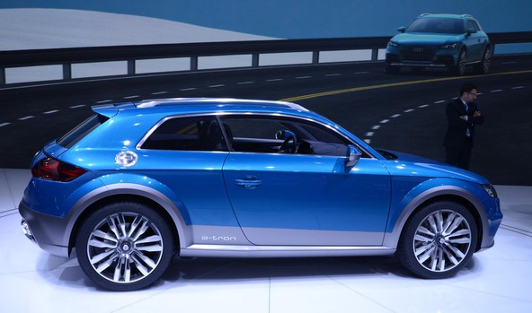 Konceptni Audi allroad shooting brake: Križanec kompaktnega formata