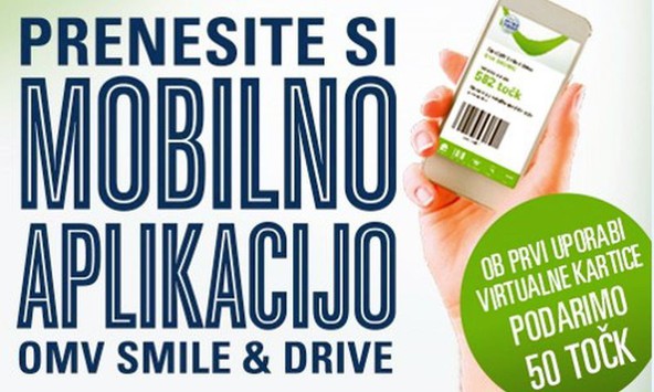 Klub OMV Smile & Drive: Nova mobilna aplikacija za člane kluba