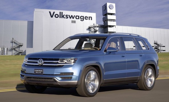 Volkswagnov novi srednjeveliki SUV: NOVI model bodo izdelovali v Chattanoogi