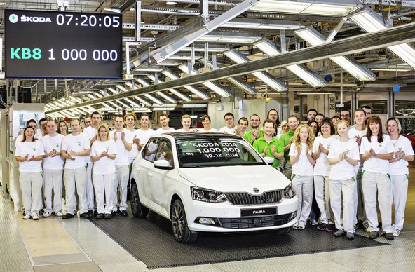 Škoda 2014: Rekordno leto z 1,04 milijona prodanimi vozili