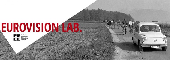 Muzej novejše zgodovine Slovenije: Vabilo na odprtje razstave EUROVISION LAB.
