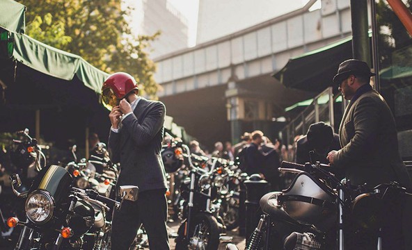 Distinguished Gentlemans Ride Ljubljana 2015: Trendovski motoristi v frakih na svetovnem dobrodelnem druženju