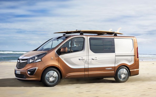 Opel Vivaro Surf Concept: Kombi sodobnega življenjskega sloga za šport in prosti čas