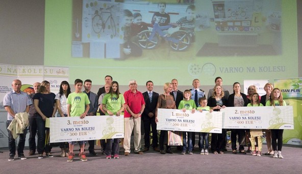 Zmagovalne šole projekta Varno na kolesu