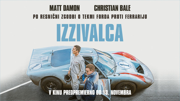 IZZIVALCA (Le Mans 66): NAJHITREJŠI FILM LETOŠNJEGA LETA
