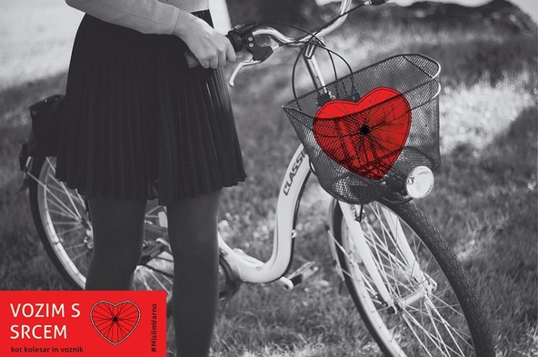 Gibanje 'Še vedno vozim - vendar ne hodim': Mislite varno in kolesarite s srcem!