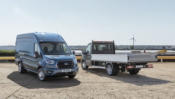 Novi 5,0-tonski Transit : Ford napoveduje najmočnejši in najzmogljivejši dostavnik doslej 