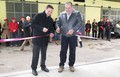 Prerez traku, od leve: Gregor Smole,Renault Nissan Slovenija in Roman Srbljan, AS-RS Avtoservis Motrio