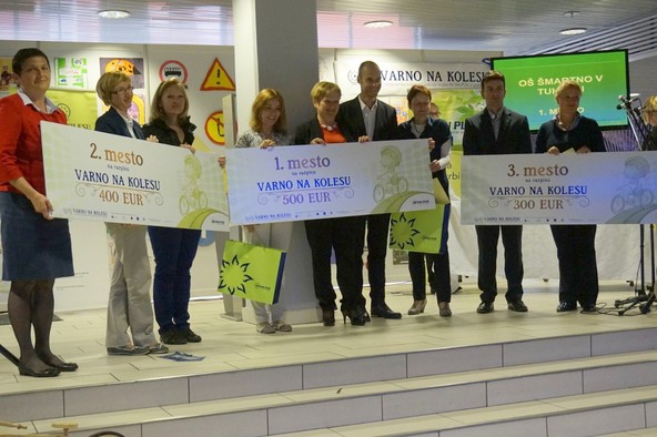 Zmagovalci razpisa Varno na kolesu