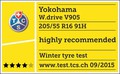 Sporočilo družbe Famm Commerce: Yokohama na 2. mestu - ADAC-ov test zimskih pnevmatik