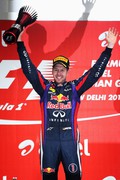 Sebastian Vettel & Red Bull Racing: Zmaga v Indiji zagotovila četrti naslov svetovnega prvaka