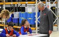 Nissanova tovarna vozil v Sunderlandu: Britanski prestolonaslednik princ Charles na obisku pri Nissanu