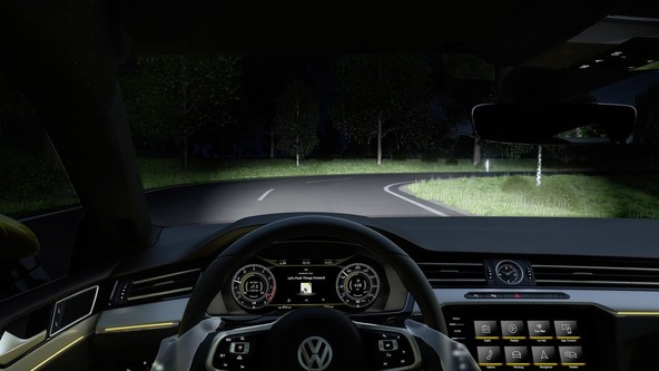 Novi Volkswagen Arteon: Inovativni asistenčni sistemi pod drobnogledom – 4. del: aktivni sistem osvetlitve