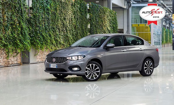 Novi FIAT Tipo: Tipo je dobitnik prestižnega naslova Autobest 2016