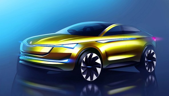 Škoda VISION E: Konceptna študija bo v Evropi premierno predstavljena na avtosalonu IAA