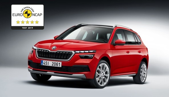 Pet Euro NCAP zvezdic za Škodo Kamiq : Škodin novi SUV je prepričal z najvišjo aktivno in pasivno varnostjo