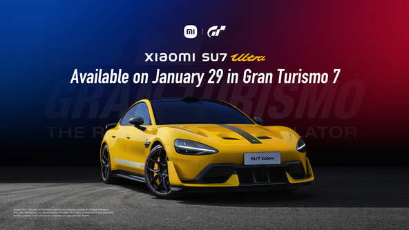 Gran Turismo 7 : Xiaomi SU7 Ultra zapelje na virtualno dirkališče