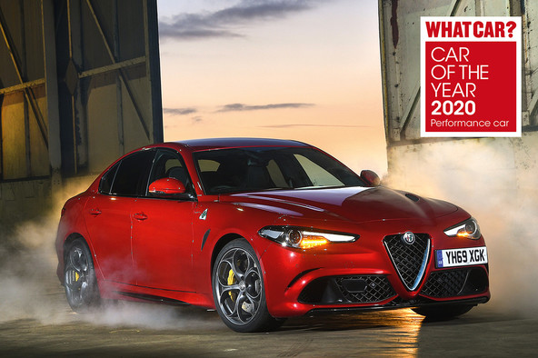 »Car of the Year 2020« revije What Car? : Tretja zaporedna zmaga modela Alfa Romeo Giulia Quadrifoglio
