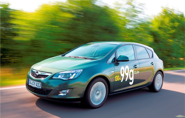 Opel astra ecoFLEX: Najbolj čista in najbolj gospodarna astra doslej 