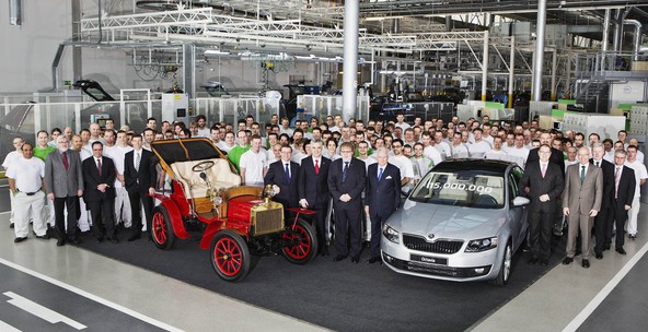 Škoda: Od leta 1905 izdelanih 15 milijonov vozil 