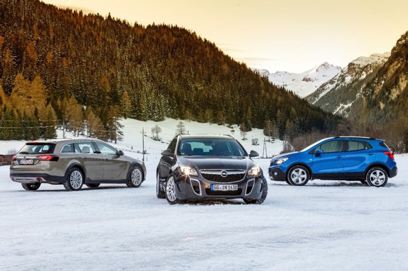 Opel 4x4: Inteligenten pogon za zagotavljanje velike varnosti in učinkovitosti