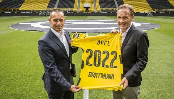 Opel in Borussia Dortmund: Podpis pogodbe o dolgoročnem podaljšanju sodelovanja