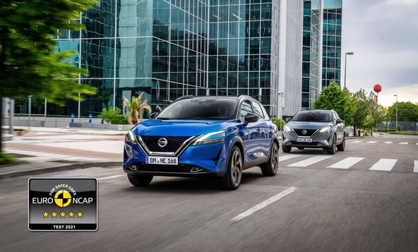 Novi Nissan Qashqai : Qashqai je prejel najvišjo varnostno oceno Euro NCAP 2021