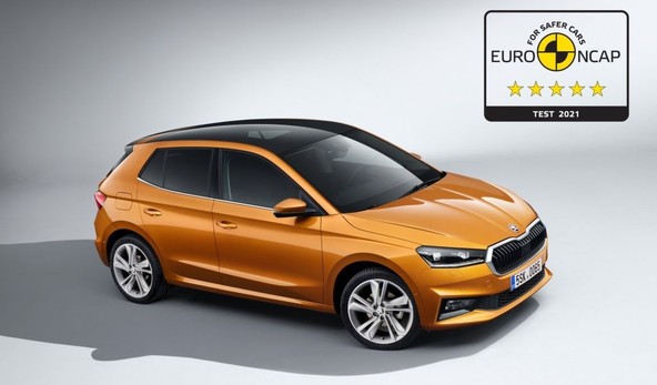 Škoda Fabia & Euro NCAP : Nova Škoda Fabia prejela pet zvezdic