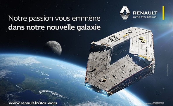 Nedavno, v galaksiji zelo, zelo blizu …: Renault, partner sage Vojna zvezd